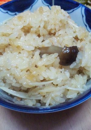 きのことツナの炊き込みご飯-レシピのメイン写真