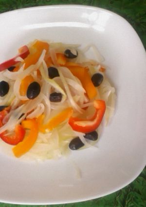 新たまねぎと黒豆の温サラダ-レシピのメイン写真