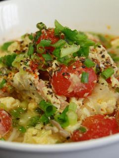 プチトマトとセロリの酸辣湯煮麺-レシピのメイン写真
