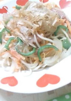 めんつゆで♪何でも和風パスタ-レシピのメイン写真