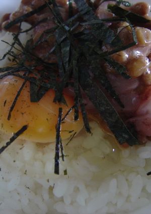 納豆と塩辛どんぶり-レシピのメイン写真