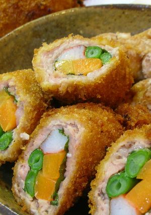 おかんの定番☆野菜豚巻きフライ-レシピのメイン写真