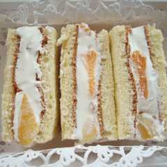 รูปของ 生クリーム＊フルーツサンド