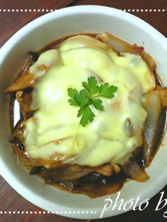 玉ねぎと鶏肉のソース炒め-レシピのメイン写真