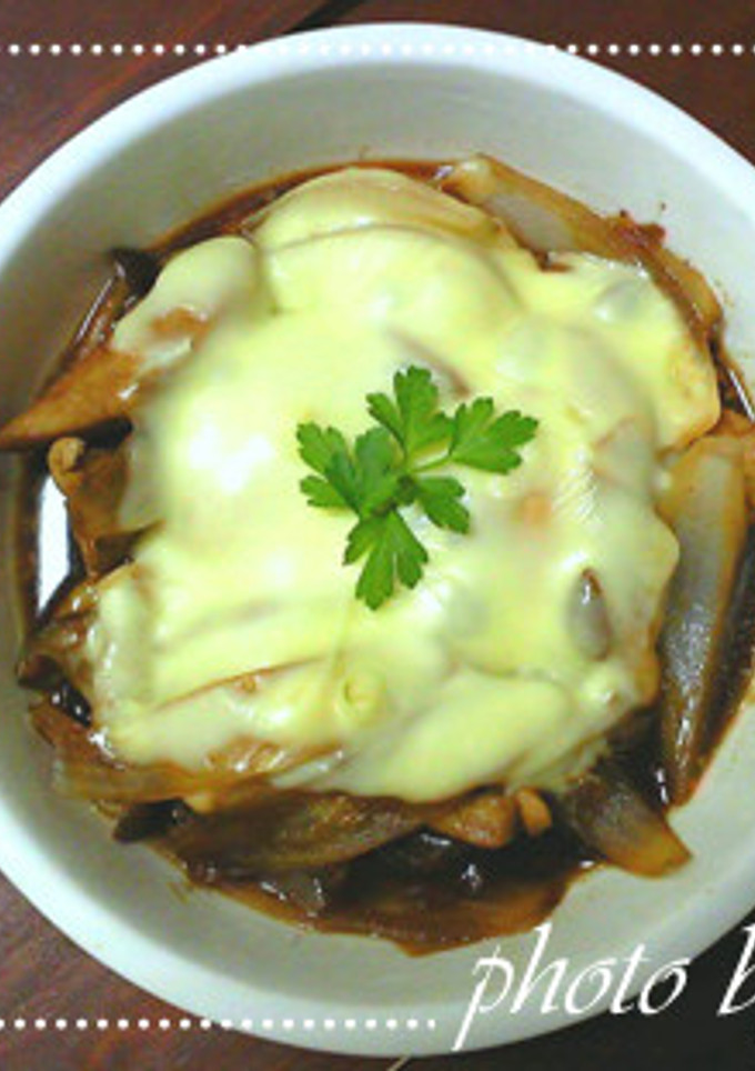 玉ねぎと鶏肉のソース炒め-レシピのメイン写真
