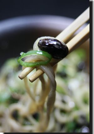 黒納豆そば-レシピのメイン写真