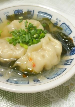 家にあるもので●手作りスープ水餃子●-レシピのメイン写真