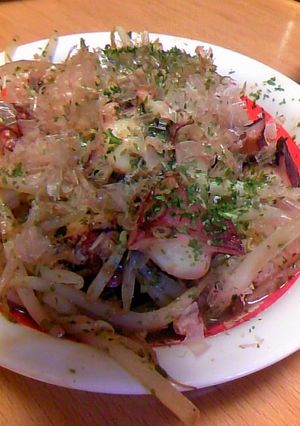 たこ焼き？焼きそば？タコのもやし炒め-レシピのメイン写真