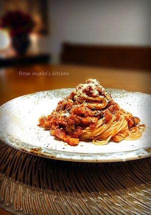 *トマトと茄子ベーコンのトマトパスタ*-レシピのメイン写真