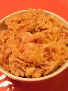 ☆生姜焼き風めちゃうま豚丼♪♪☆-レシピのメイン写真