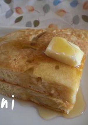 豆腐＆きな粉入り☆バナナパンケーキ-レシピのメイン写真