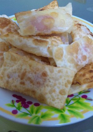 餃子の皮で☆ウィンナー餅チーズ焼き-レシピのメイン写真