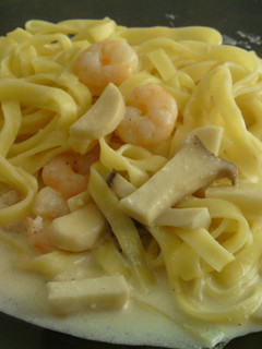 シンプルなのに激うま!クリームパスタ-レシピのメイン写真