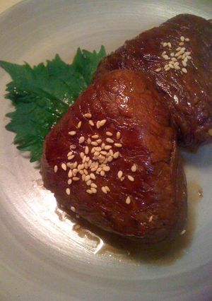 ✿巻いて巻いて♪大葉の肉巻きおにぎり✿-レシピのメイン写真