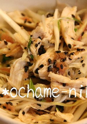 鶏ささみの梅肉和え-レシピのメイン写真