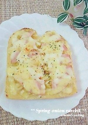 ネギ好きに贈る★ピリ旨ネギチーズトースト-レシピのメイン写真