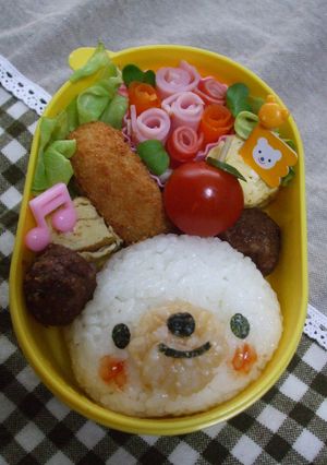 ＊ラブリーくまちゃん弁当＊（キャラ弁）-レシピのメイン写真