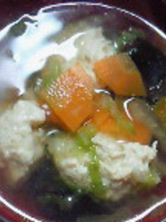 鳥だんごの中華スープ☆-レシピのメイン写真