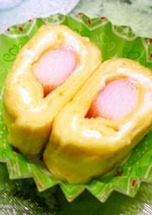 甘くない卵焼きinかにかま♪-レシピのメイン写真