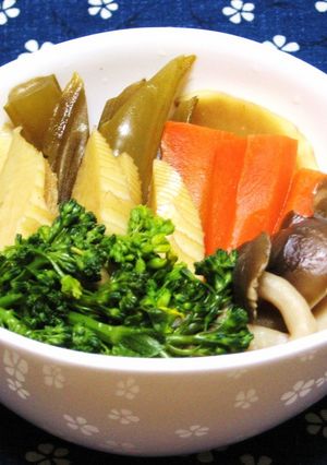 春の彩り野菜☆炊きわせ　～若竹煮～-レシピのメイン写真