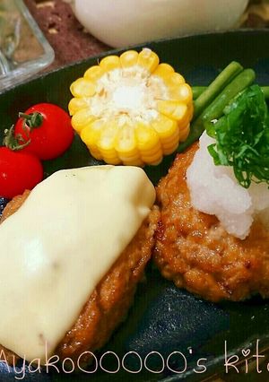 ふわふわヘルシー♪オーブン焼きハンバーグ-レシピのメイン写真