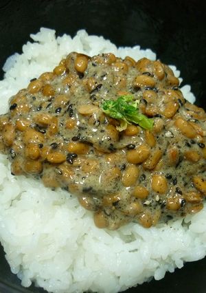 納豆作戦6 黒ねばごま納豆・” ●)-レシピのメイン写真