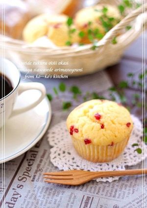 　ღღ苺ホワイトチョコマフィンღღ-レシピのメイン写真