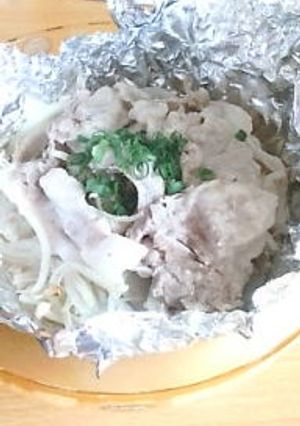 豚肉と野菜のホイル蒸し-レシピのメイン写真