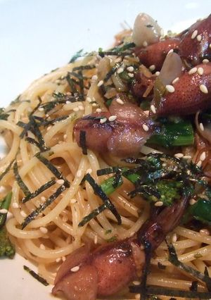 菜の花とホタルイカのパスタ-レシピのメイン写真
