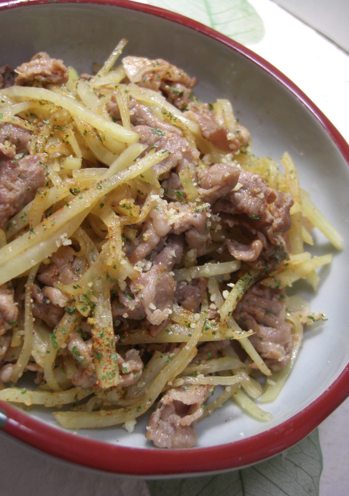 ✿豚肉とポテトのクレイジーソルト炒め✿-レシピのメイン写真