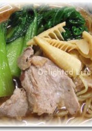 チンゲン菜と筍の豚ラーメン-レシピのメイン写真