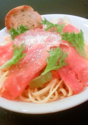 絶品トマトソースパスタ-レシピのメイン写真