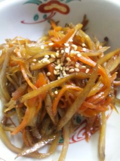 香ばしい☆きんぴらごぼう-レシピのメイン写真