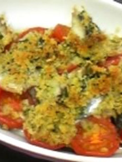 アジと夏野菜のパン粉焼き-レシピのメイン写真