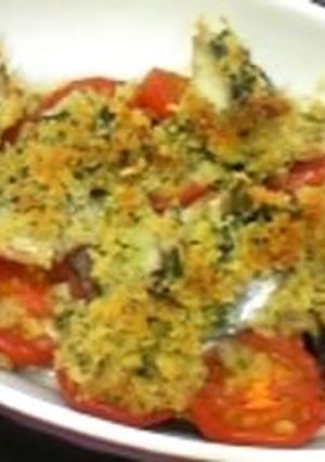 アジと夏野菜のパン粉焼き-レシピのメイン写真