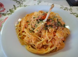 激うま♡ワタリガニのトマトクリームパスタ-レシピのメイン写真