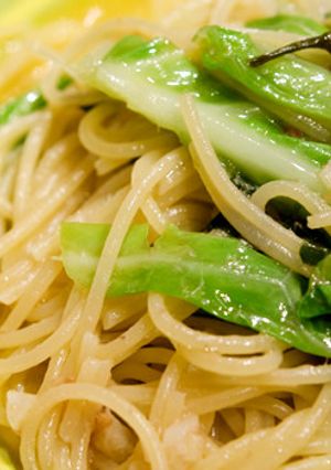 簡単！キャベツとアンチョビのスパゲッティ-レシピのメイン写真