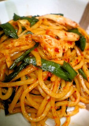 超簡単!ニラキムチ焼きそば☆-レシピのメイン写真