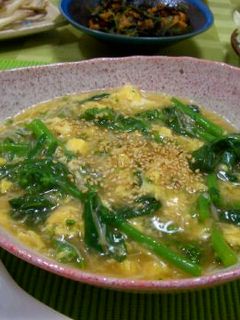菜の花とホタテの中華あんかけ-レシピのメイン写真