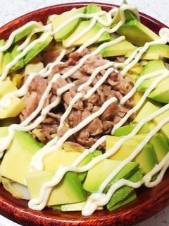 アボカド&豚肉丼-レシピのメイン写真