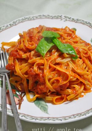 簡単!!お家で本格トマトパスタ-レシピのメイン写真