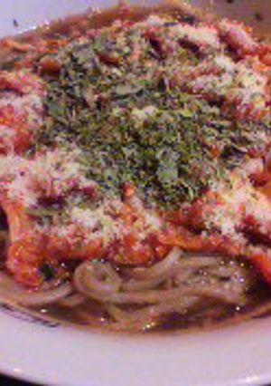 1人ランチに♪キムチーズ温蕎麦-レシピのメイン写真