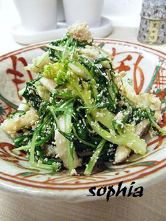 水菜&干し大根の明太子炒め★-レシピのメイン写真