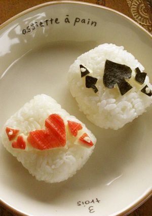 キャラ弁♠♡トランプおにぎり♣♢-レシピのメイン写真