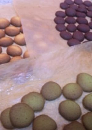 バニラ＆抹茶＆ショコラの三色ラングドシャ-レシピのメイン写真
