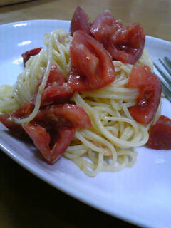簡単♡混ぜるだけ♡トマトの冷たいパスタ-レシピのメイン写真