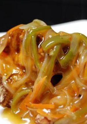 揚げ餃子のピリ辛甘酢餡♪-レシピのメイン写真