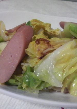 食べるラー油を使って。うまうまキャベツ-レシピのメイン写真