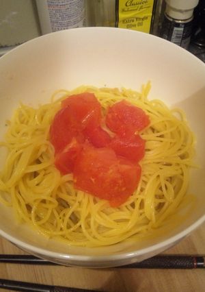 一人暮らし用パスタ-レシピのメイン写真