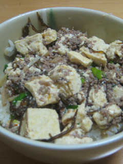 マーボー豆腐丼(もずく入り)-レシピのメイン写真